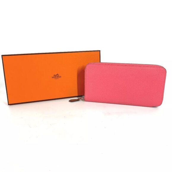 AUTHENTICITY GUARANTEED HERMES Long wallet Azap Long Silk-In Zip Around Long Wal - Picture 15 of 15